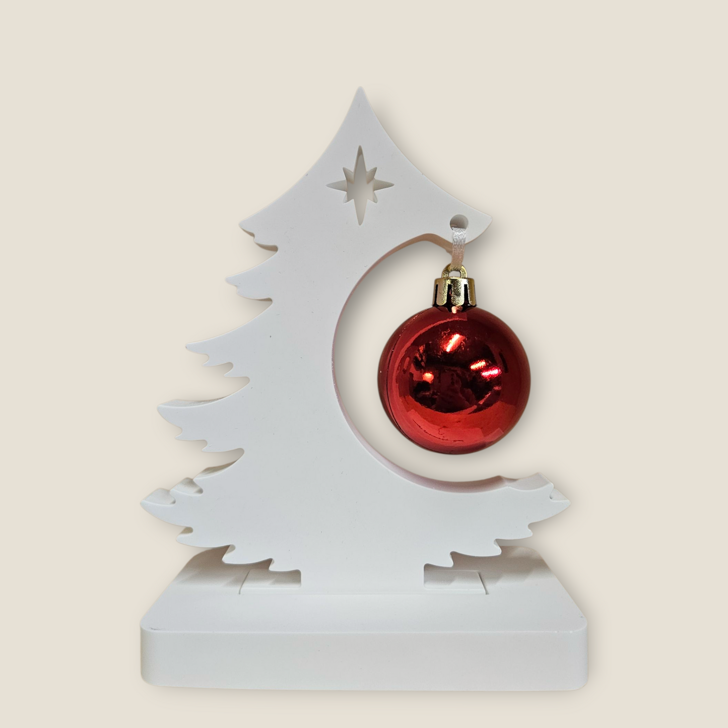 Sapin de Noël décoratif en plâtre