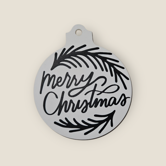 Boule de Noël "Merry Christmas"